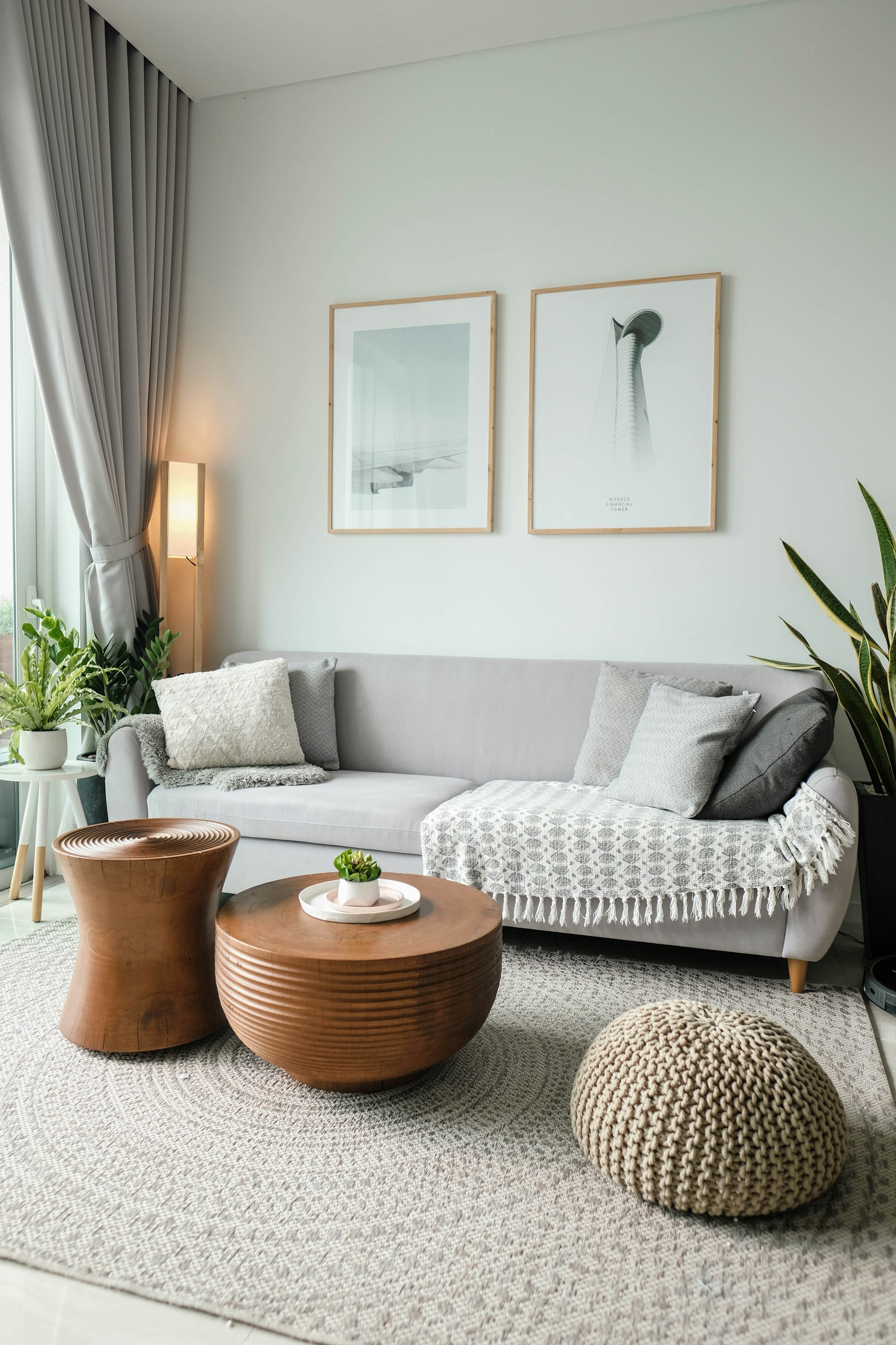 A calm, beautifully kept interior bathed in light